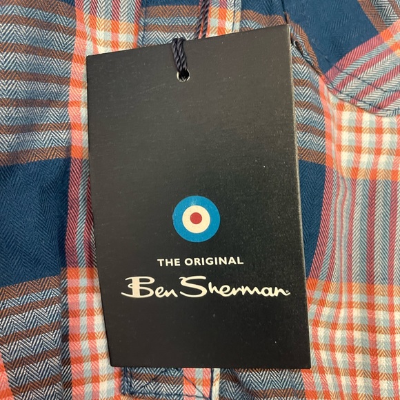 Ben Sherman • plaid onesie and utility pants Outfit • 6-9 months - Picture 3 of 12